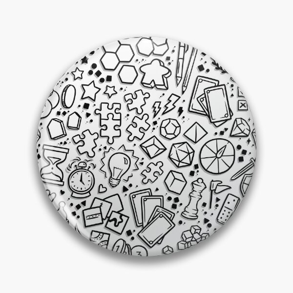 Item preview, Black and White Gamer Bits designed and sold by polliadesign.
