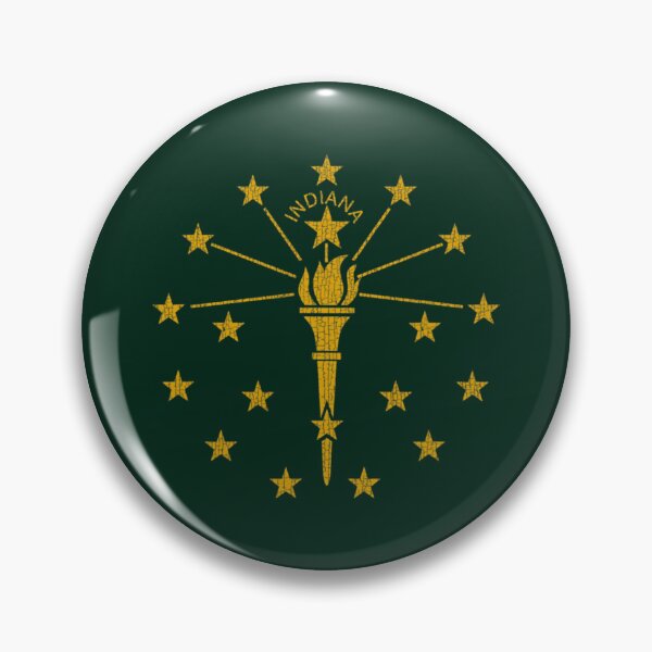 Item preview, Indiana State Flag Graphic   designed and sold by lolantheroxana.