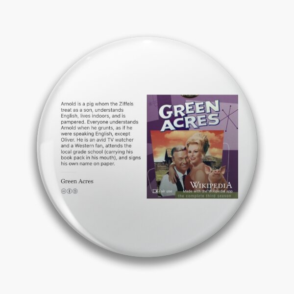 Item preview, Green Acres Fact designed and sold by The Anti-Human-Extinction from AI Club.
