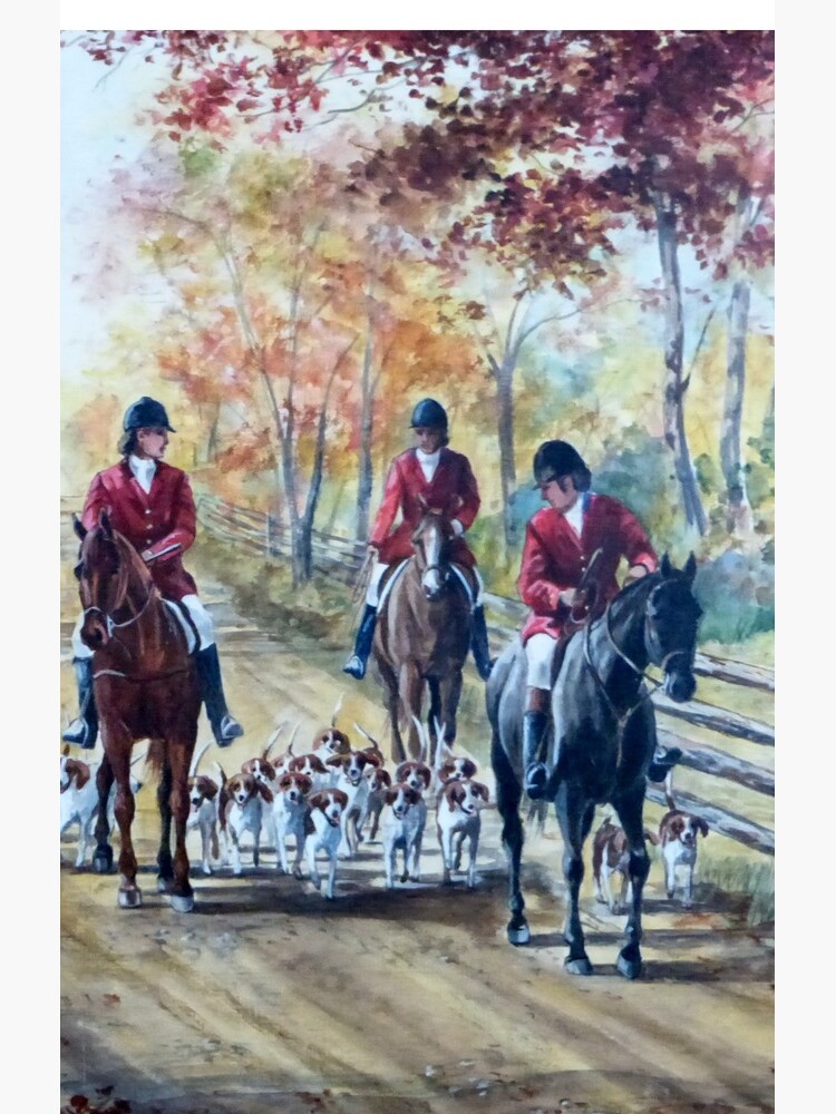 Autumn Hounds and Horses by JKHowsarePearl