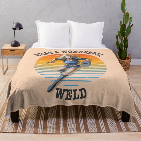 Item preview, What a wonderful weld retro sunset welder design designed and sold by TipTopTapo.