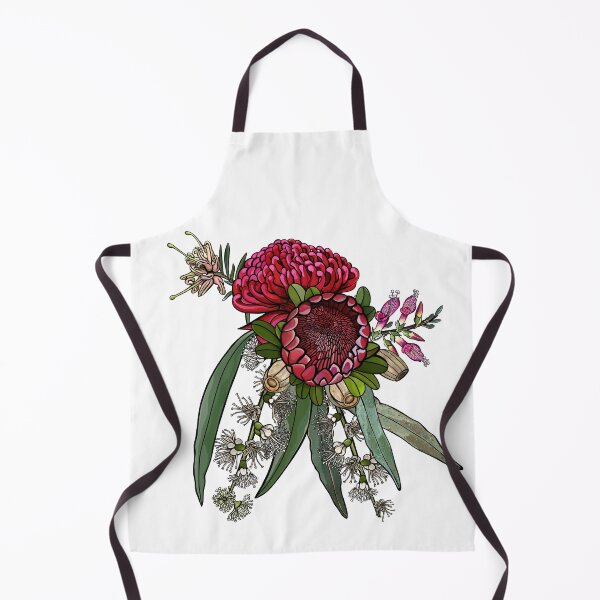 Item preview, Outback Eucalyptus And Waratah Florals   designed and sold by Sketchbook Designs.