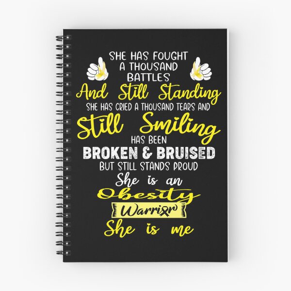 Item preview, Obesity Warrior SHE IS ME - Support Obesity Fighter Gifts designed and sold by Berriosly.