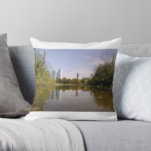 The Nature Big Town Throw Pillow