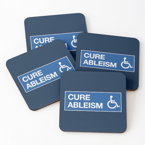 Item preview, Cure Ableism - Disability Activist designed and sold by Picket Club.
