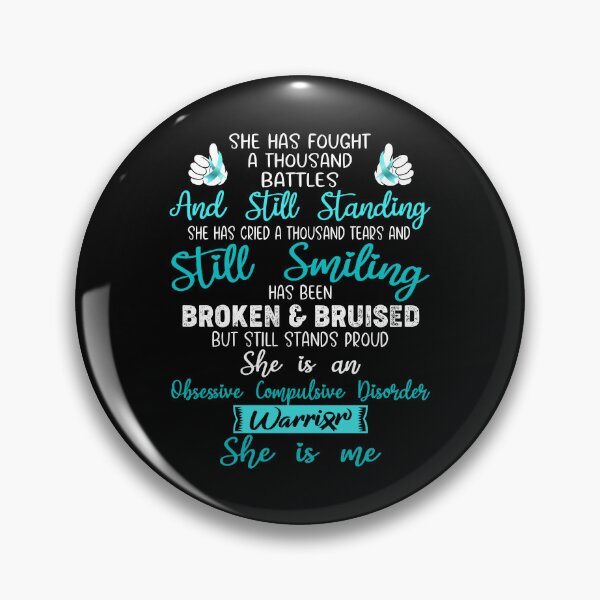 Item preview, Obsessive Compulsive Disorder Warrior SHE IS ME - Support Obsessive Compulsive Disorder Fighter Gifts designed and sold by Berriosly.
