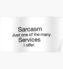Sarcasm Poster