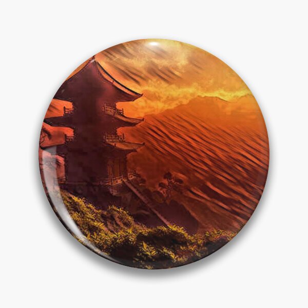 Item preview, Digital Sol China Pagoda Sunset designed and sold by olusion.