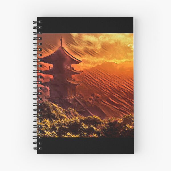 Item preview, Digital Sol China Pagoda Sunset designed and sold by olusion.