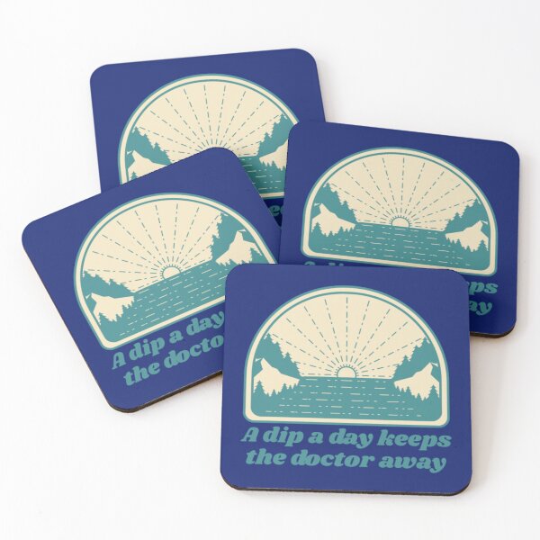 Item preview, A dip a day keeps the doctor away - Wild Swimming Tees   designed and sold by HobbyTees0201.