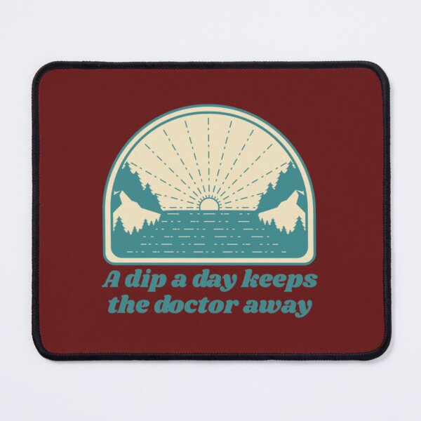 Item preview, A dip a day keeps the doctor away - Wild Swimming Tees   designed and sold by HobbyTees0201.