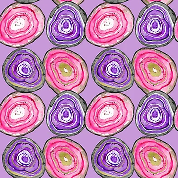 Artwork thumbnail, Colorful Geode Pattern by stylebytara