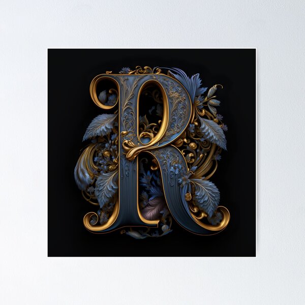 Letter R, Your Initial, Script Letters, Monogram Wall Decor – Country Proud  USA