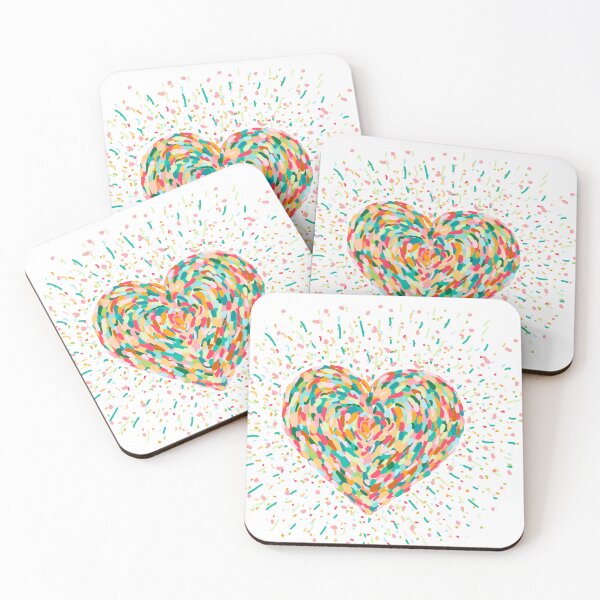 Item preview, happy heart confetti designed and sold by kspfeif.