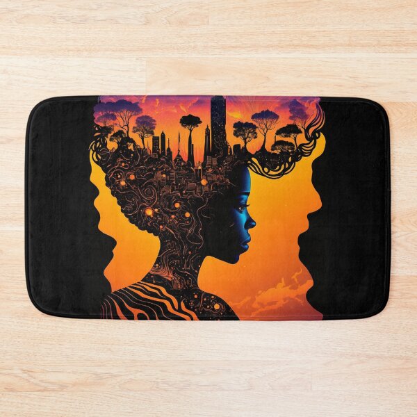 Item preview, Afrofuturism Art designed and sold by MidJourneymen.