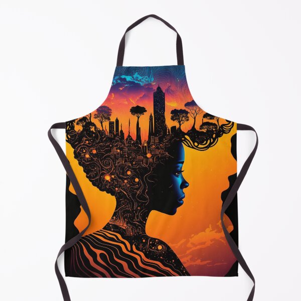 Artikelvorschau, Afrofuturismus Kunst entworfen und verkauft von MidJourneymen.