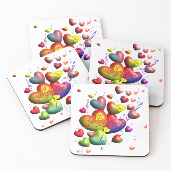 Item preview, Colorful hearts of love designed and sold by Dusanka Djeric.