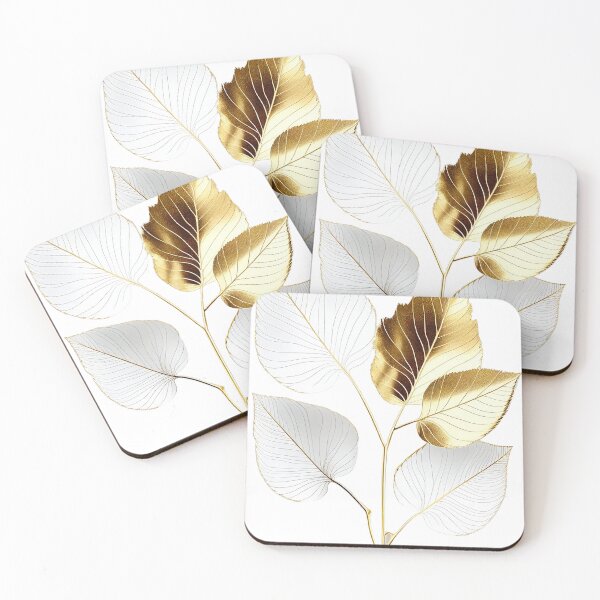 Item preview, Gold Leaf Sprig designed and sold by Jimbodo.