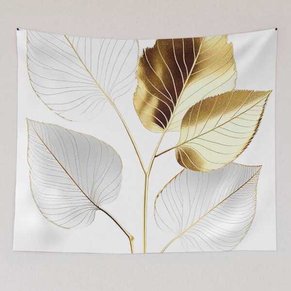 Item preview, Gold Leaf Sprig designed and sold by Jimbodo.