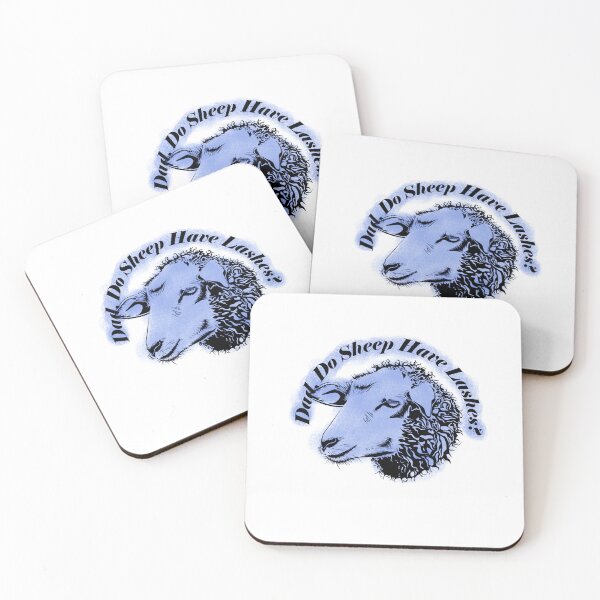 Item preview,  Dad, Do Sheep Have lashes? Blue designed and sold by BlackCockiePres.