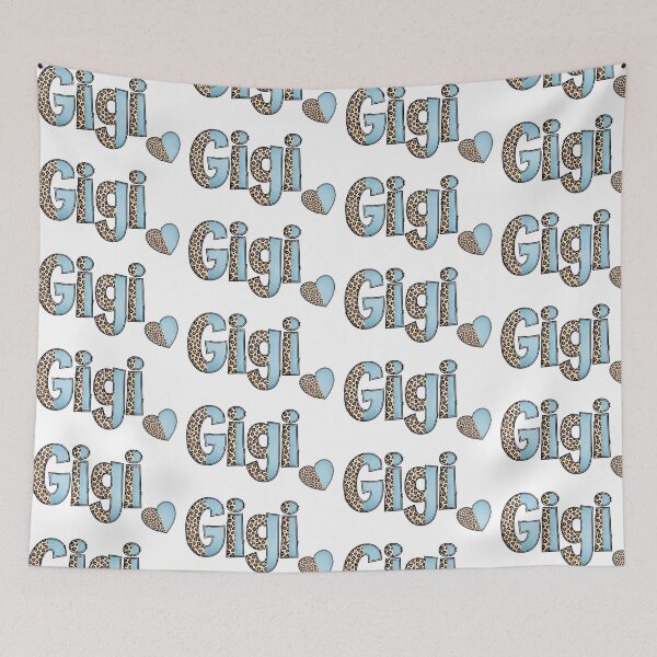 Item preview, Blue And Leopard GiGi Love  designed and sold by FortuneCookieTs.