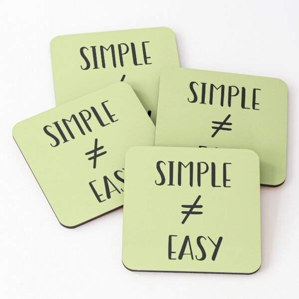 Item preview, Simple, Not So Easy designed and sold by lezell.