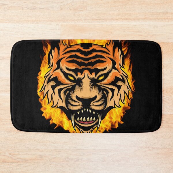 Item preview, Angry Flaming Tiger designed and sold by Mark Cannon.