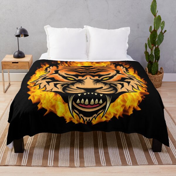 Item preview, Angry Flaming Tiger designed and sold by Mark Cannon.