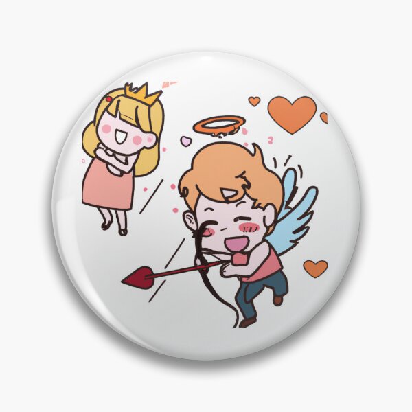 Item preview, Struck By Love, Struck by Cupid's Arrow, a Cute gift for Valentines Day designed and sold by Color-Me-Blue.
