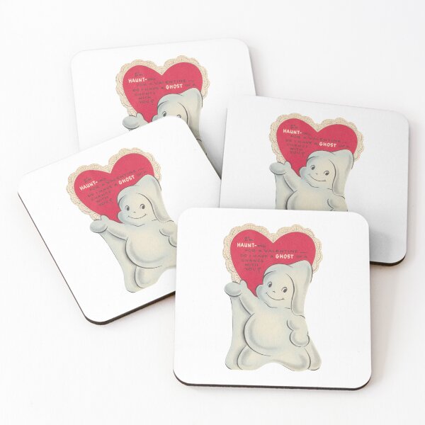Item preview, Vintage Retro 1950s Valentine Card Ghost designed and sold by ChinchillaMoose.