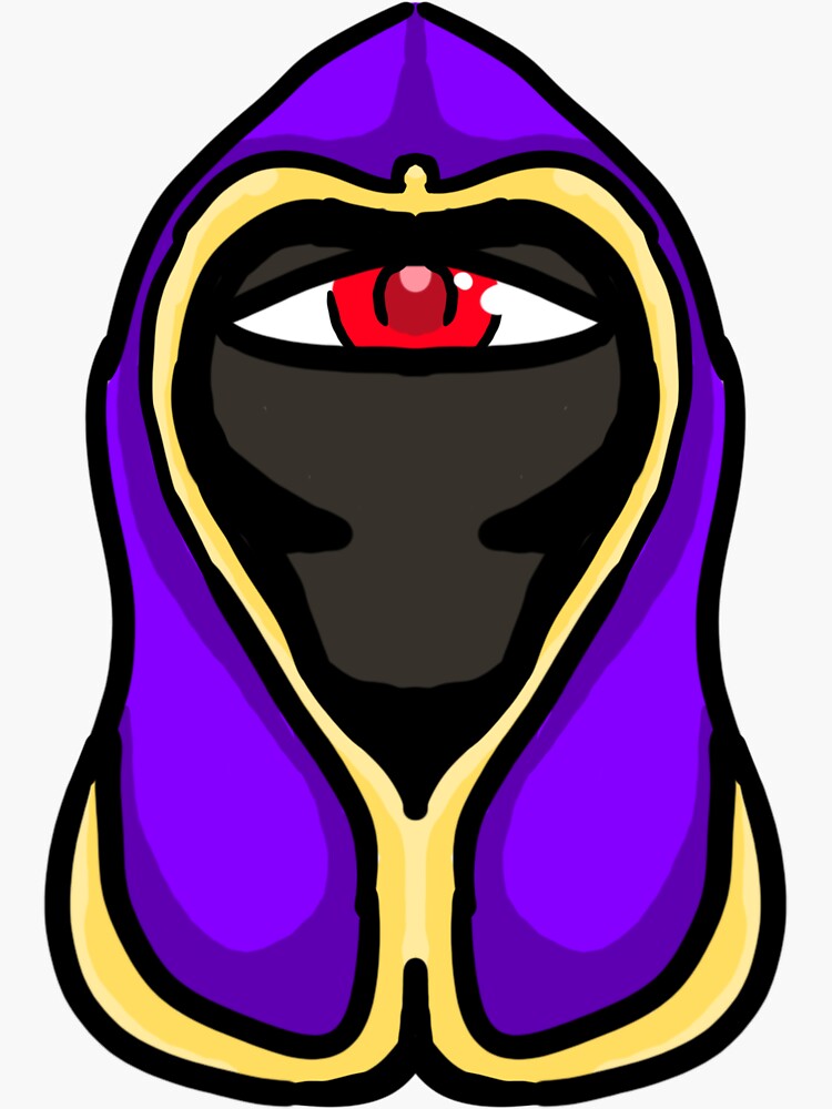 "Hooded eye creature" Sticker for Sale by Snappery Redbubble