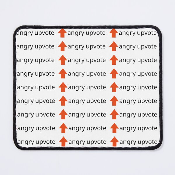 Item preview, angry upvote designed and sold by bobcrochets.