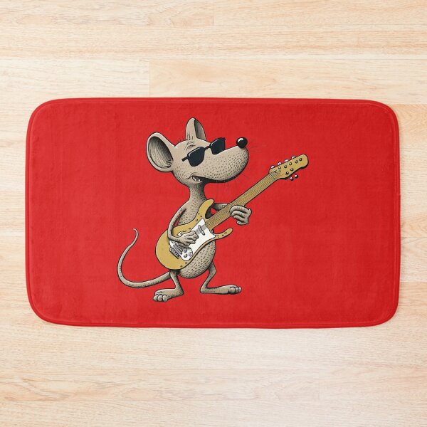 Item preview, Cool rat playing guitar designed and sold by ThePurpleMelon.