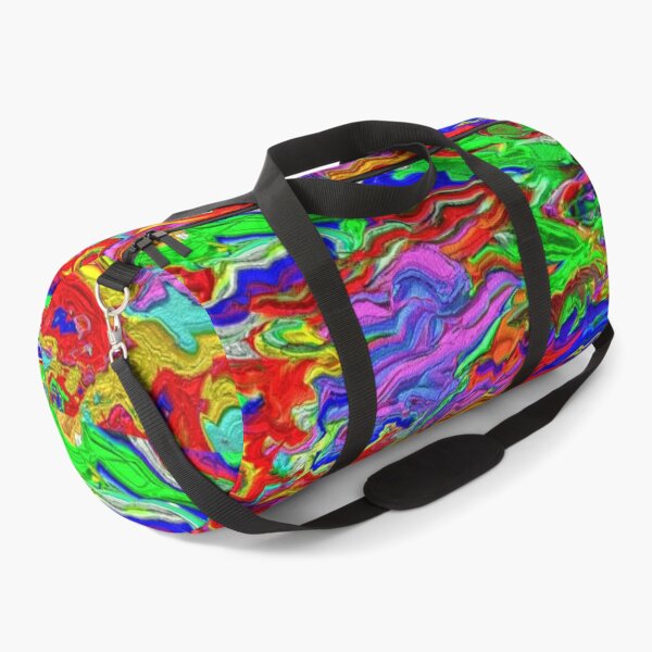 Fluro Colours in Chaos Duffle Bag