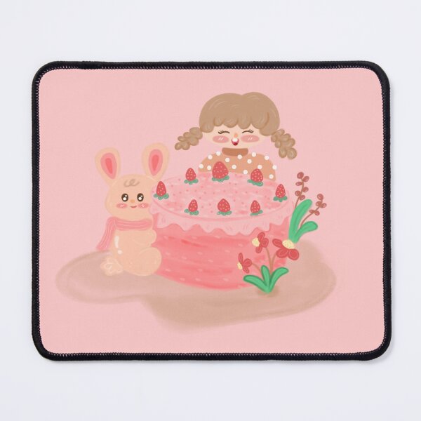 Item preview, Lindo conejo acogedor y chica pastel designed and sold by doubleRcorner.