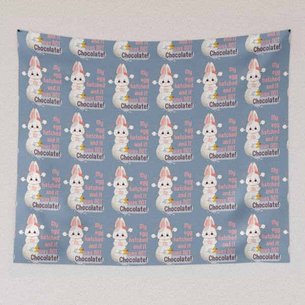 Item preview, Funny Easter bunny and chicken design for bunny and chicken lovers for Spring and Easter designed and sold by tranquilbeach.