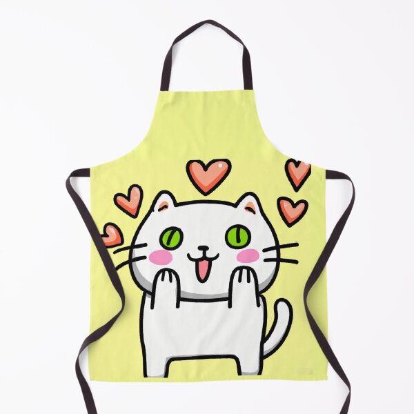 Item preview, Struck By Love, Lovestruck cat, a Cute gift for Valentines Day designed and sold by Color-Me-Blue.
