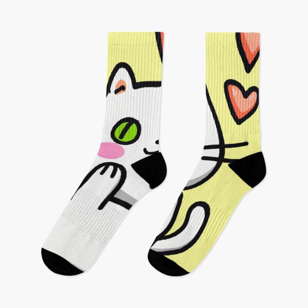 Item preview, Struck By Love, Lovestruck cat, a Cute gift for Valentines Day designed and sold by Color-Me-Blue.