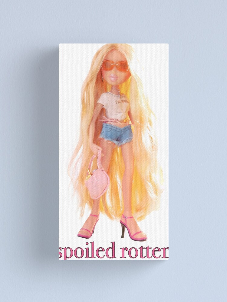 Bratz Y2K Cloe Doll Spoiled Rotten Canvas Print for Sale by malinah