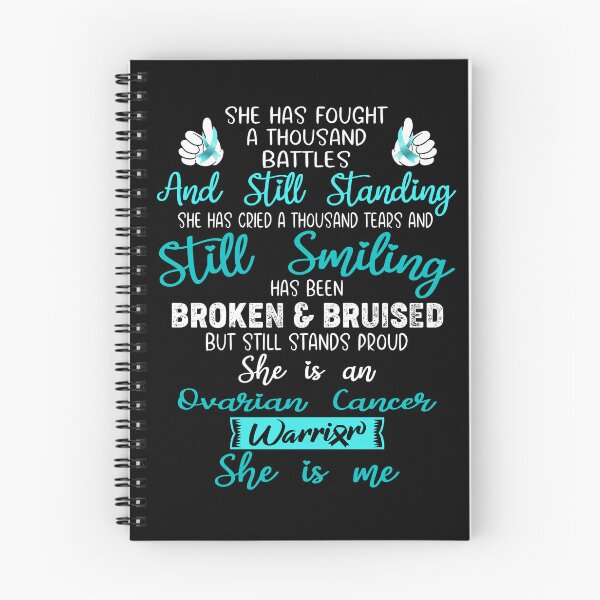Item preview, Ovarian Cancer Warrior SHE IS ME - Support Ovarian Cancer Fighter Gifts designed and sold by Berriosly.