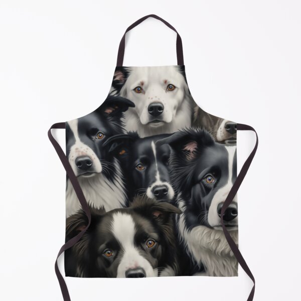 Aperçu de l'œuvre De beaux Border Collies, tant de visages adorables, les chiens sont les meilleurs ! créée et vendue par Orianah.