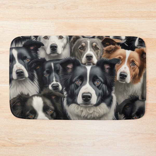 Aperçu de l'œuvre De beaux Border Collies, tant de visages adorables, les chiens sont les meilleurs ! créée et vendue par Orianah.