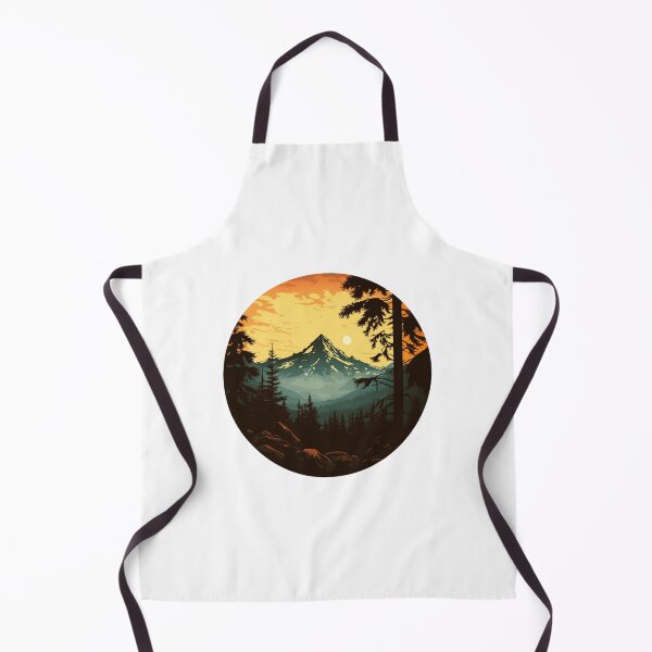 Item preview, Oregon Mountain Sunset Retro designed and sold by kempyumcha.