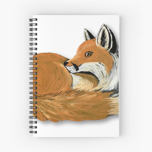 Item preview, Cozy Curled Up Fox designed and sold by SistersInArtN.