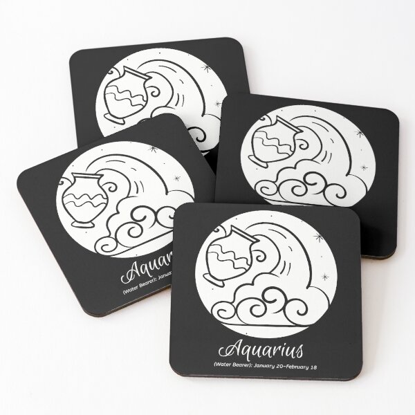 Item preview, Aquarius, The Water Carrier, Zodiac Symbol designed and sold by crazydotdesigns.