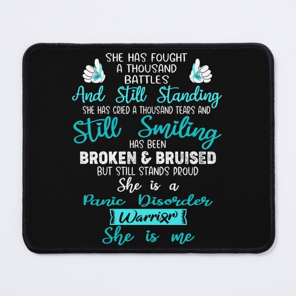 Item preview, Panic Disorder Warrior SHE IS ME - Support Panic Disorder Fighter Gifts designed and sold by Berriosly.