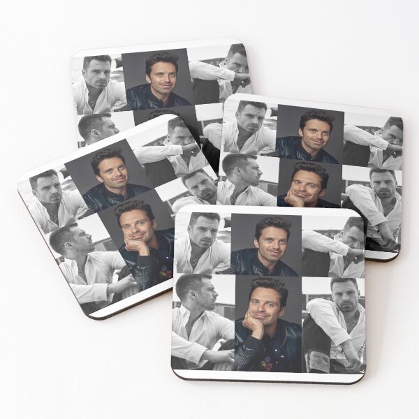 Item preview, Collage of Sebastian Stan designed and sold by RougeArtist14.