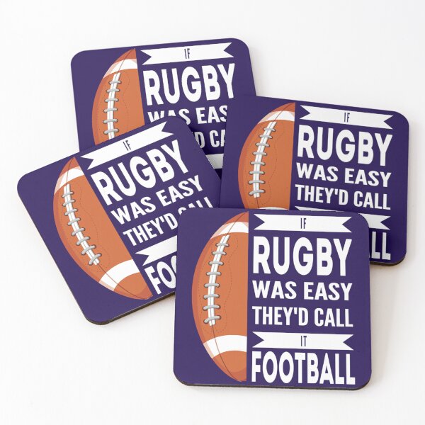 Item preview, Funny Rugby Quote,If Rugby Was Easy They_D Call It Football Design, Cool rugby football Lovers designed and sold by BMSDistribu0201.