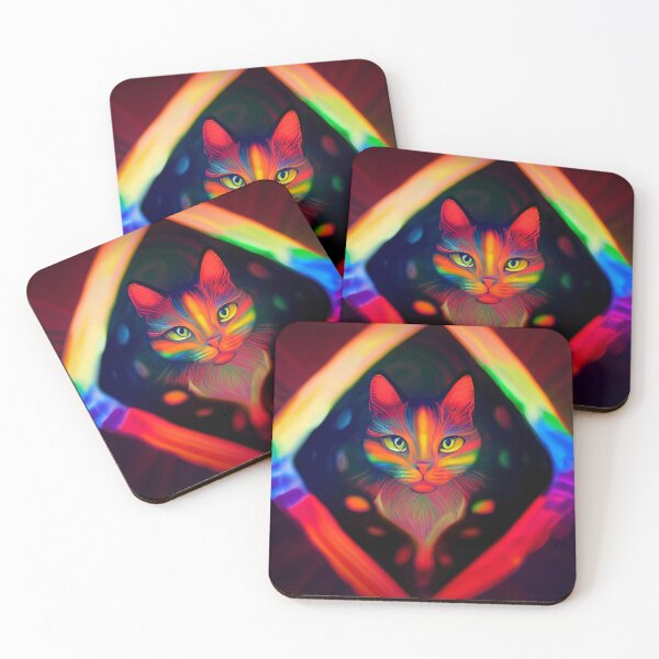 Item preview, neon cat designed and sold by Olivier Dean.