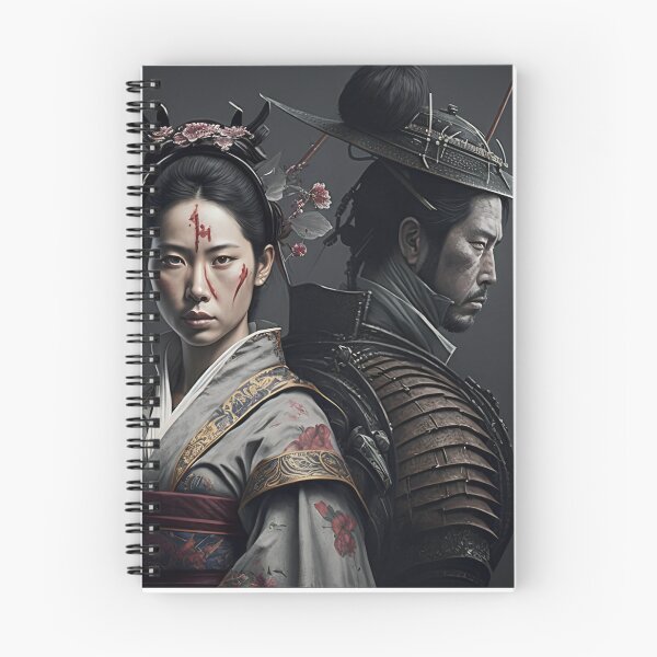 Item preview, Japanese geisha with samurai warriors designed and sold by Globuwear.